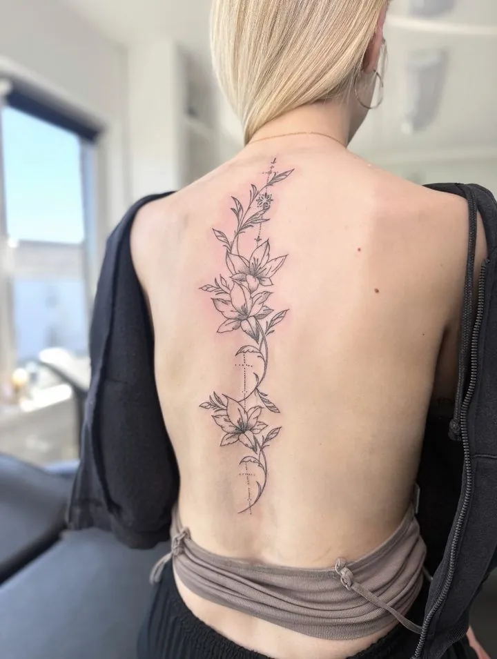 Spine florals